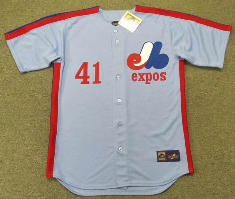 Montreal Expos Jeff Reardon Cooperstown MLB jersey front view