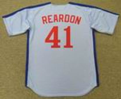 Montreal Expos Jeff Reardon Cooperstown MLB jersey front view