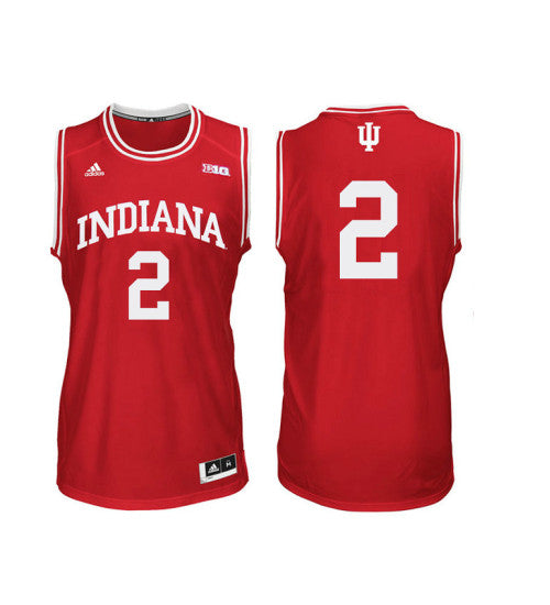 Indiana Hoosiers 2 Josh Newkirk College Basketball Jersey Red 7609 | Stitched Jersey RTJS 4139