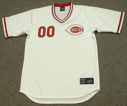 Cincinnati Reds 1970s Cooperstown Name Number MLB jersey front view