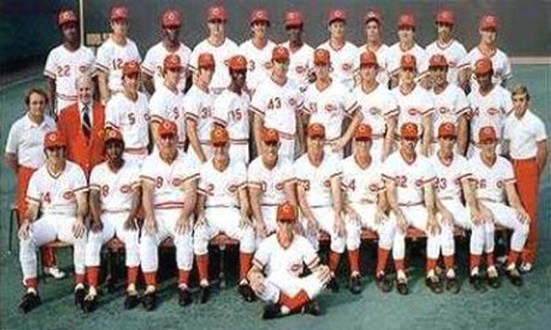 Cincinnati Reds 1970s Cooperstown MLB jersey front view