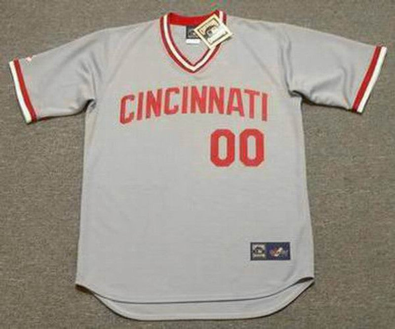 Cincinnati Reds 1970s Cooperstown Name Number MLB jersey front view