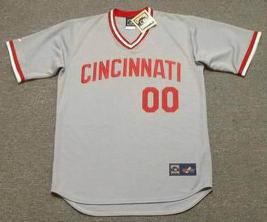 Cincinnati Reds 1970s Cooperstown Name Number MLB jersey front view