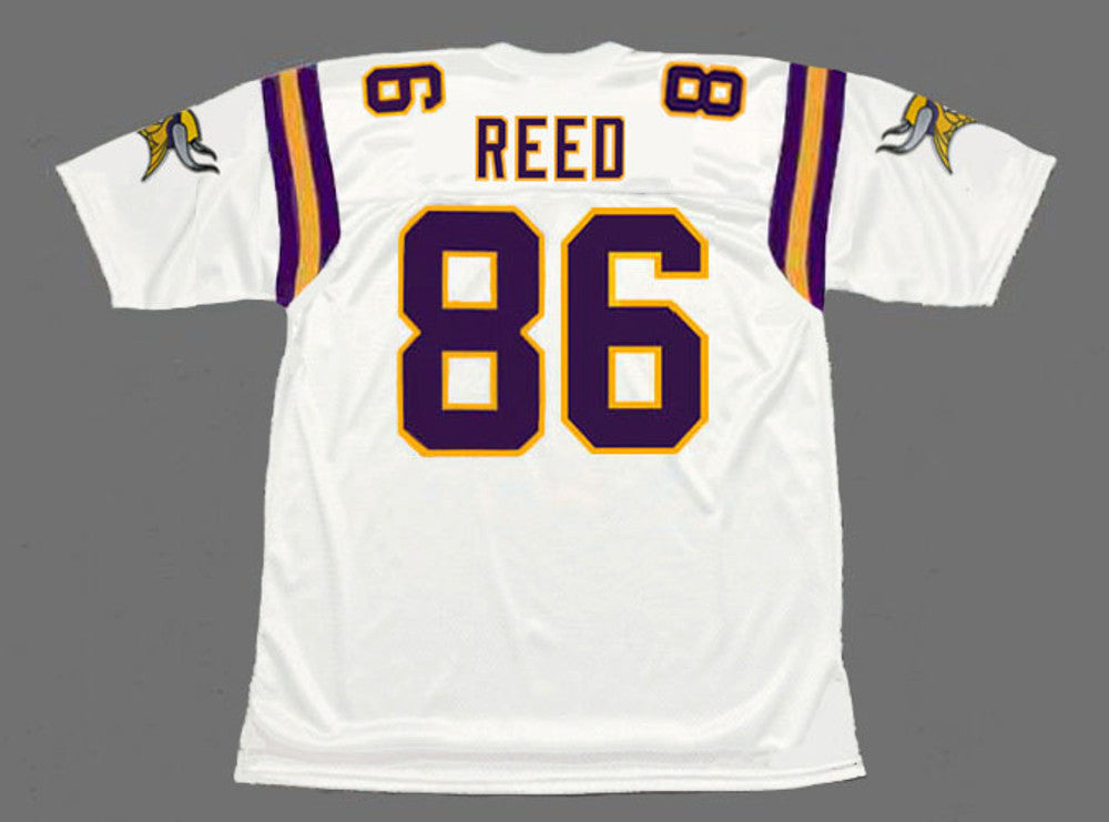 Minnesota Vikings Jake Reed NFL jersey front view