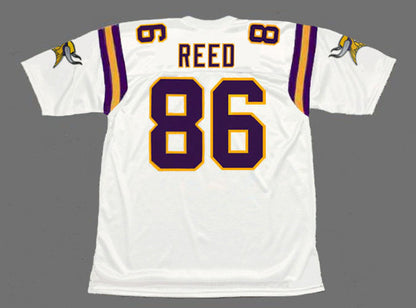 Minnesota Vikings Jake Reed NFL jersey front view