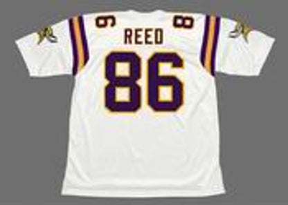 Minnesota Vikings Jake Reed NFL jersey front view