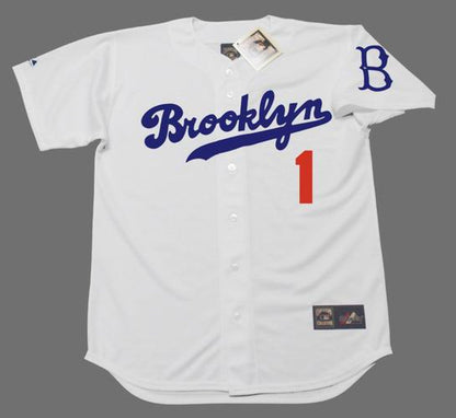 Pee Wee Reese Brooklyn Dodgers Cooperstown Baseball Stitched Jersey jersey front view