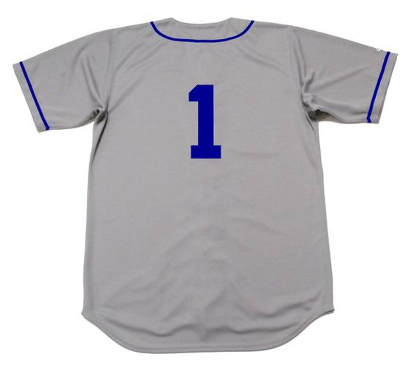 Pee Wee Reese Brooklyn Dodgers 1955 Cooperstown Away Baseball Stitched Jersey jersey front view