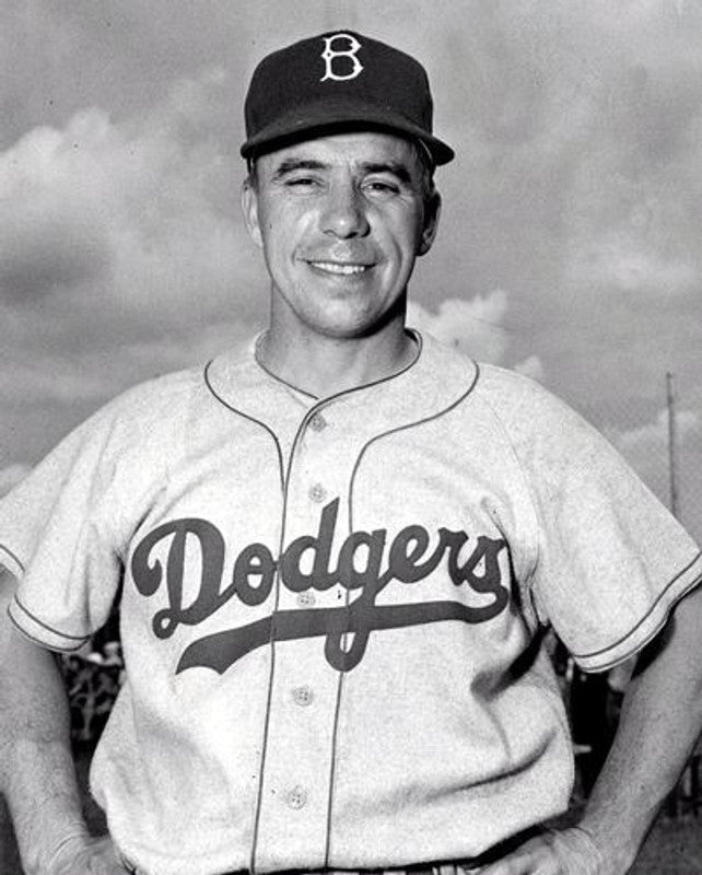 Pee Wee Reese Brooklyn Dodgers 1955 Cooperstown Away Baseball Stitched Jersey jersey front view