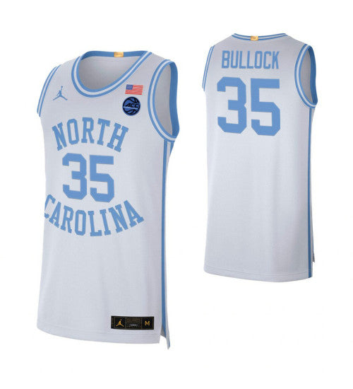 North Carolina Tar Heels 35 Reggie Bullock White College Basketball Jersey | Stitched Jersey RTJS 8027