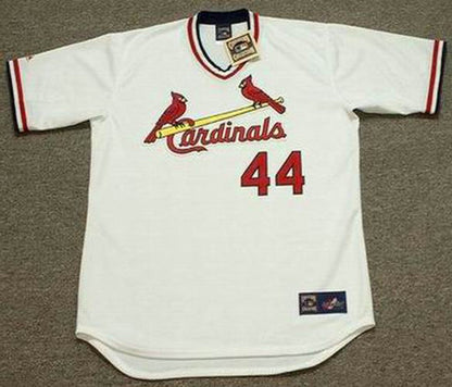 Ken Reitz St Louis Cardinals 1975 Cooperstown Home Baseball Stitched Jersey jersey front view
