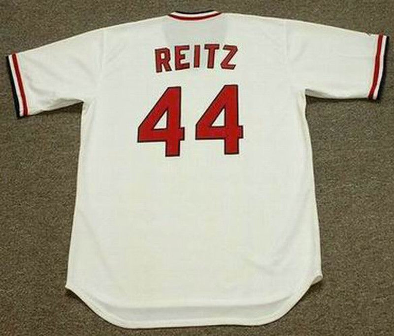 Ken Reitz St Louis Cardinals 1975 Cooperstown Home Baseball Stitched Jersey jersey front view