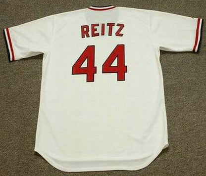 Ken Reitz St Louis Cardinals 1975 Cooperstown Home Baseball Stitched Jersey jersey front view