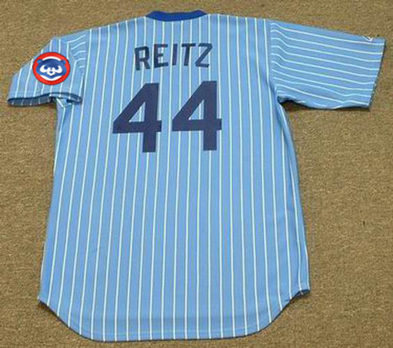 Chicago Cubs Ken Reitz Cooperstown MLB jersey front view