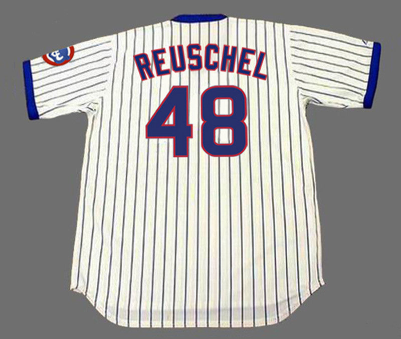 Chicago Cubs Rick Reuschel Cooperstown MLB jersey front view