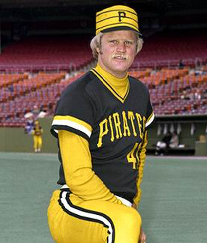 Pittsburgh Pirates Jerry Reuss Cooperstown MLB jersey front view