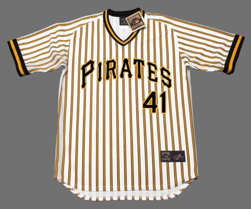 Pittsburgh Pirates Jerry Reuss Cooperstown MLB jersey front view