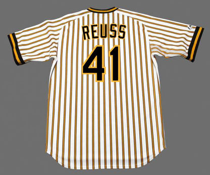 Pittsburgh Pirates Jerry Reuss Cooperstown MLB jersey front view