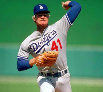Los Angeles Dodgers Jerry Reuss MLB jersey front view