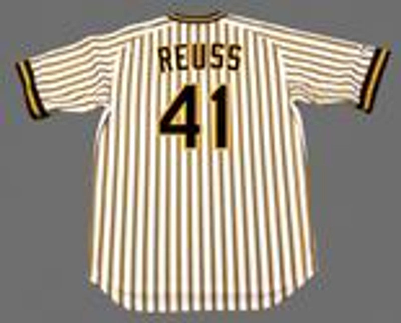 Pittsburgh Pirates Jerry Reuss Cooperstown MLB jersey front view