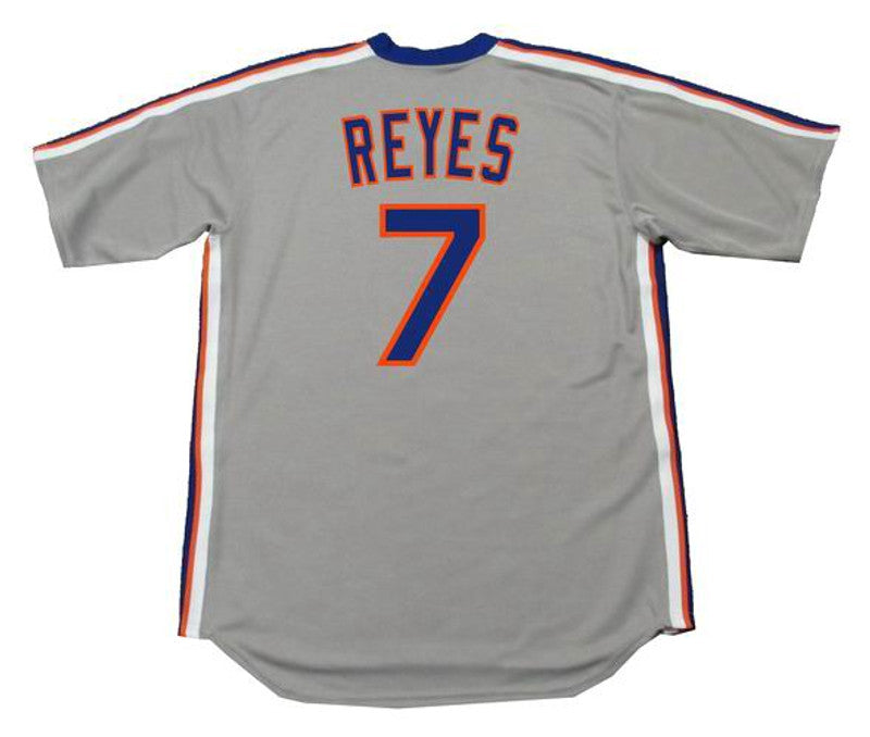 New York Mets Jose Reyes Cooperstown MLB jersey front view