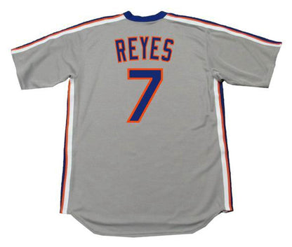 New York Mets Jose Reyes Cooperstown MLB jersey front view