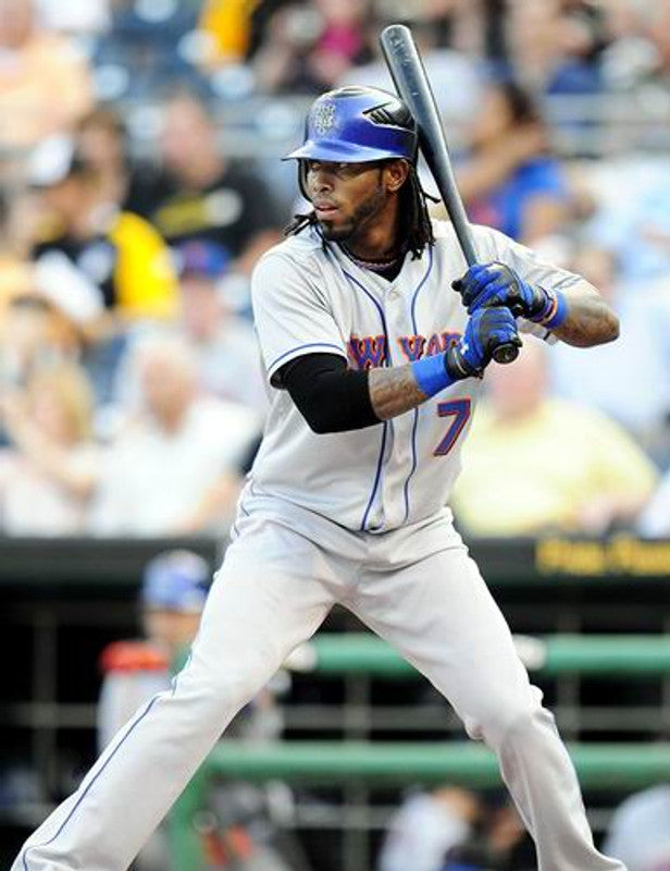New York Mets Jose Reyes Cooperstown MLB jersey front view