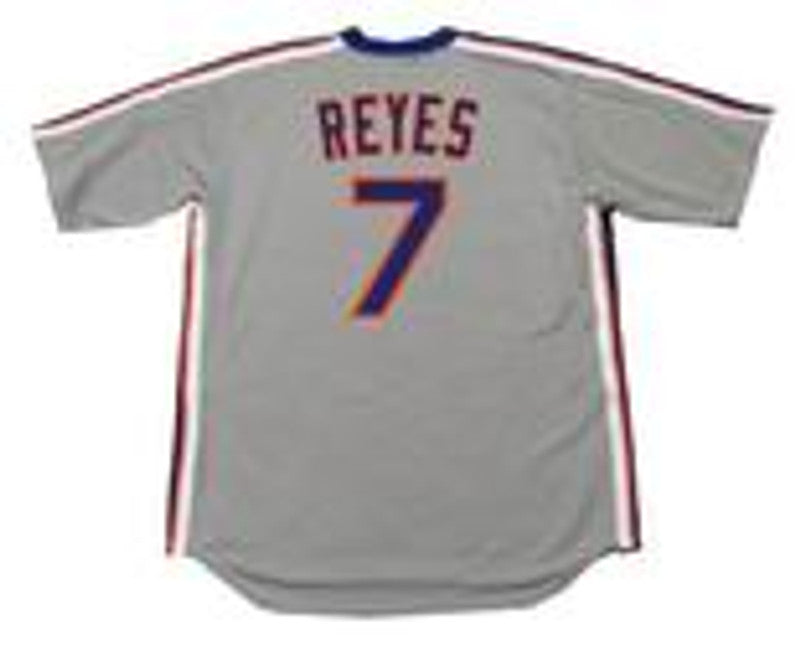 New York Mets Jose Reyes Cooperstown MLB jersey front view
