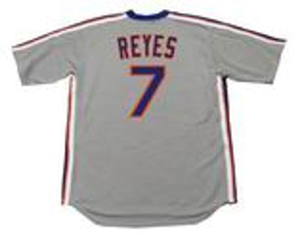 New York Mets Jose Reyes Cooperstown MLB jersey front view