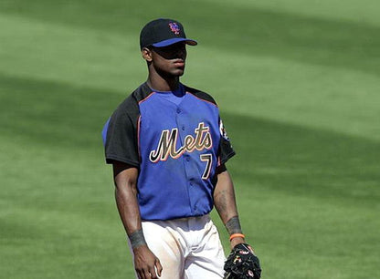 New York Mets Jose Reyes MLB jersey front view