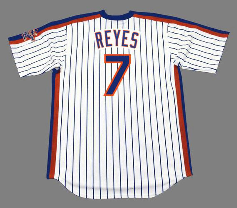 New York Mets Jose Reyes MLB jersey front view