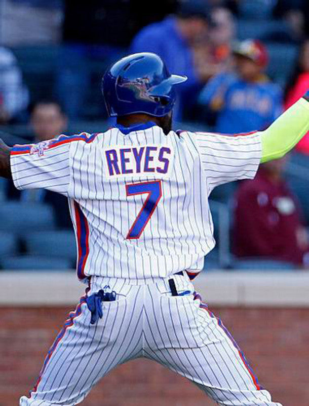 New York Mets Jose Reyes MLB jersey front view