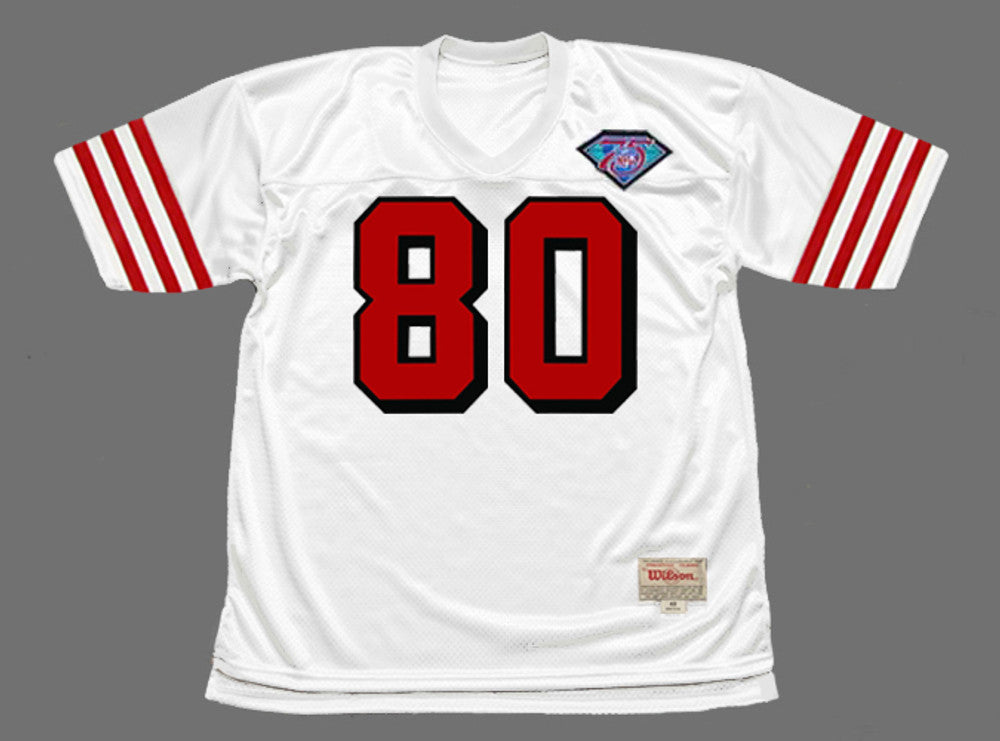 San Francisco 49ers Jerry Rice NFL jersey front view