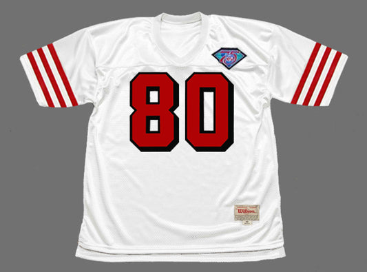 San Francisco 49ers Jerry Rice NFL jersey front view