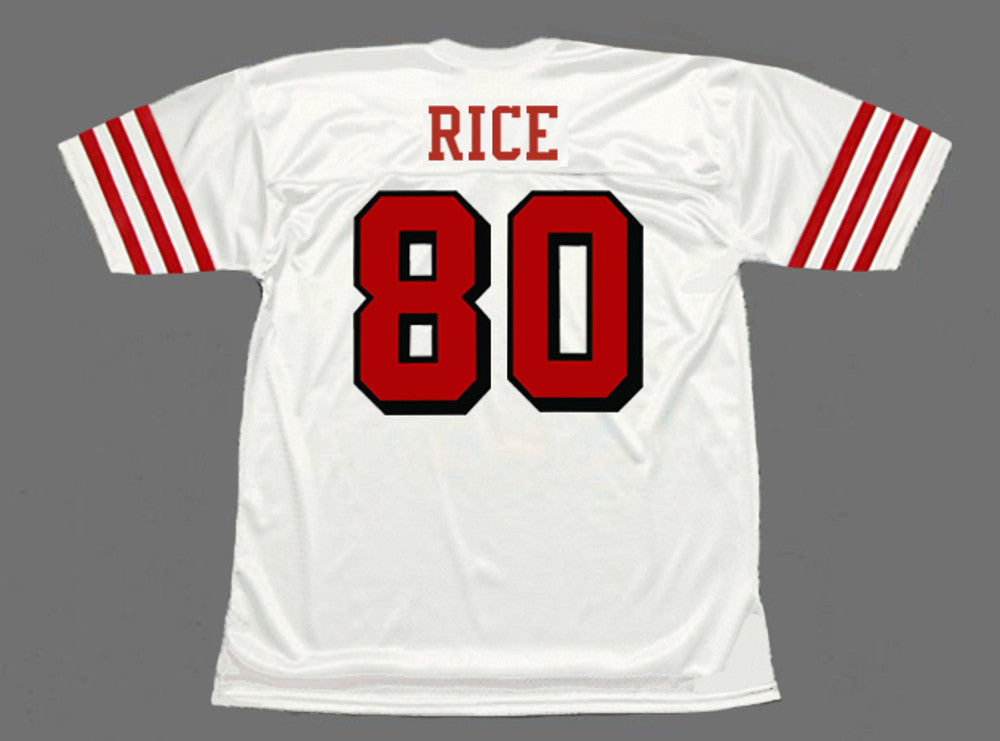 San Francisco 49ers Jerry Rice NFL jersey front view