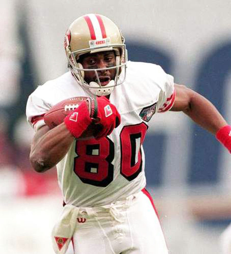 San Francisco 49ers Jerry Rice NFL jersey front view