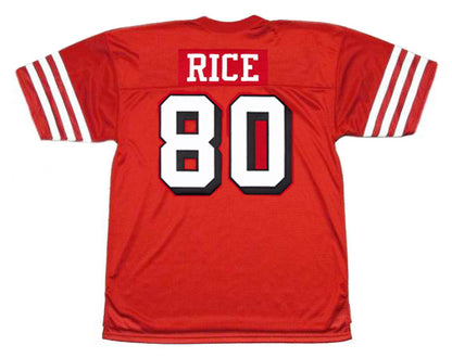 San Francisco 49ers Jerry Rice NFL jersey front view