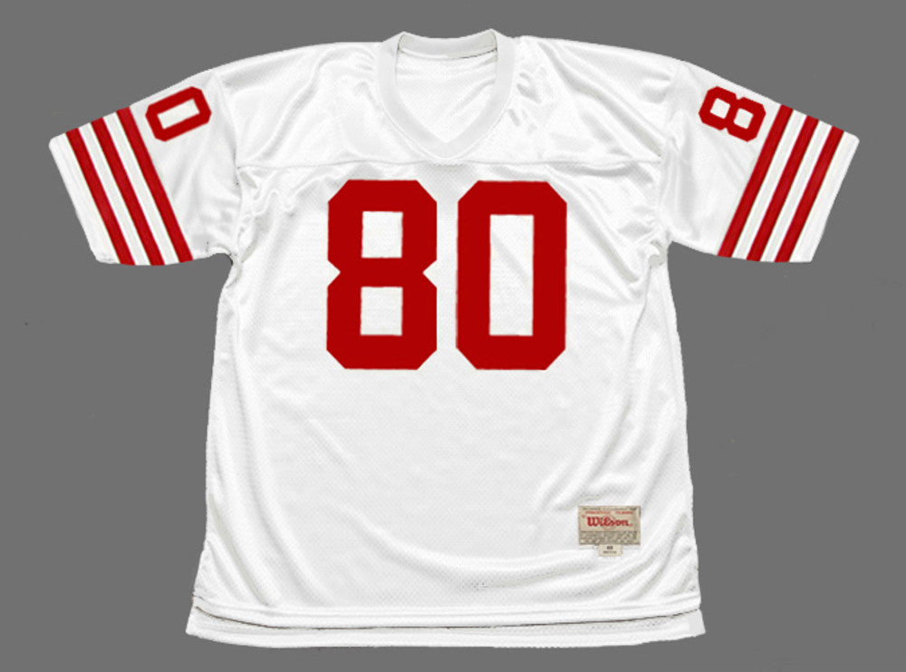 San Francisco 49ers Jerry Rice NFL jersey front view