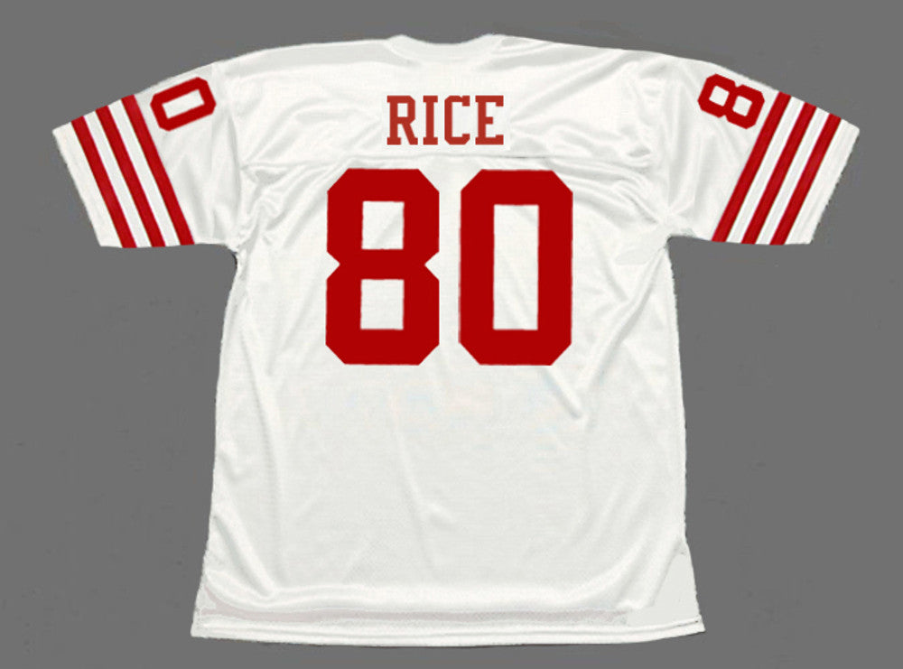 San Francisco 49ers Jerry Rice NFL jersey front view