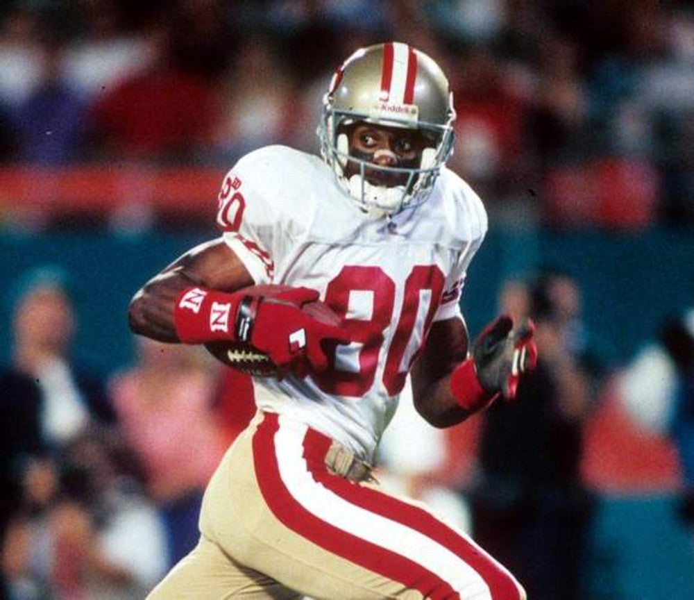San Francisco 49ers Jerry Rice NFL jersey front view