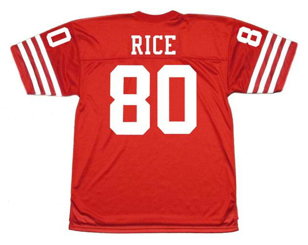 San Francisco 49ers Jerry Rice NFL jersey front view