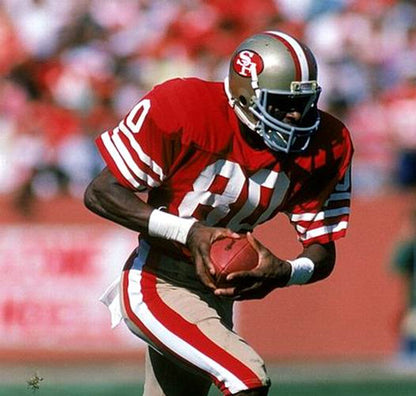 San Francisco 49ers Jerry Rice NFL jersey front view