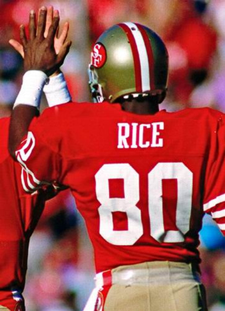 San Francisco 49ers 1980s Name Number NFL jersey front view
