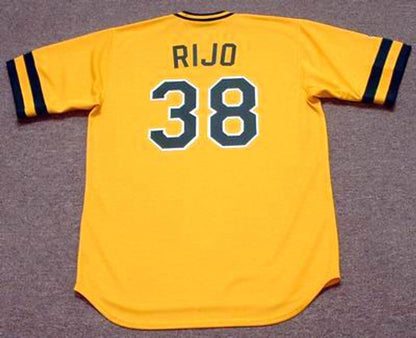 Oakland Athletics Jose Rijo Cooperstown MLB jersey front view