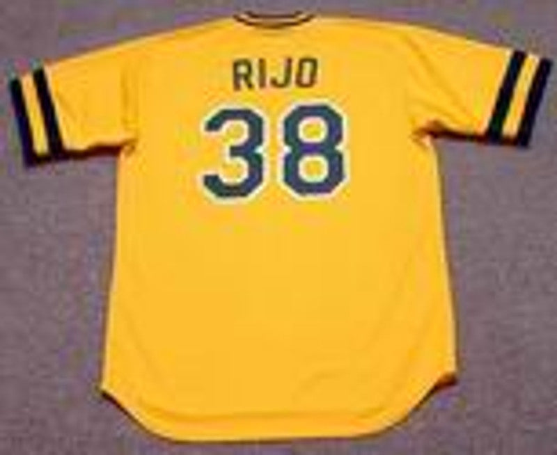 Oakland Athletics Jose Rijo Cooperstown MLB jersey front view