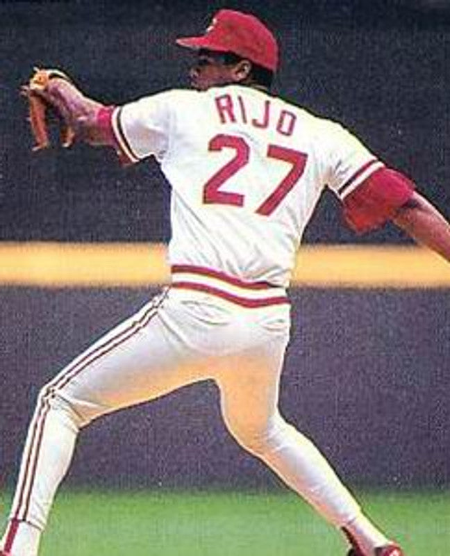 Cincinnati Reds Jose Rijo Cooperstown MLB jersey front view