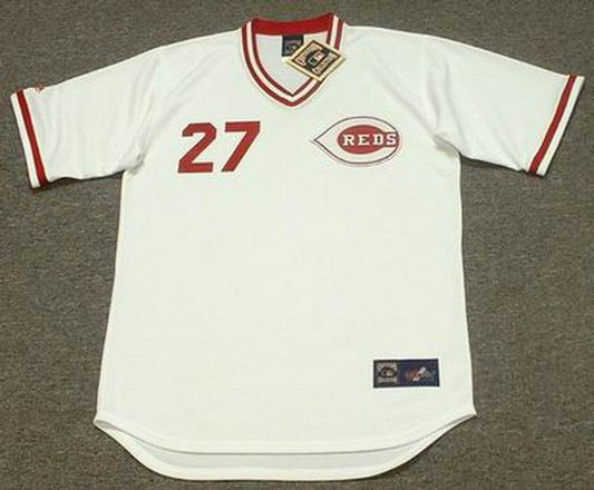 Cincinnati Reds Jose Rijo Cooperstown MLB jersey front view