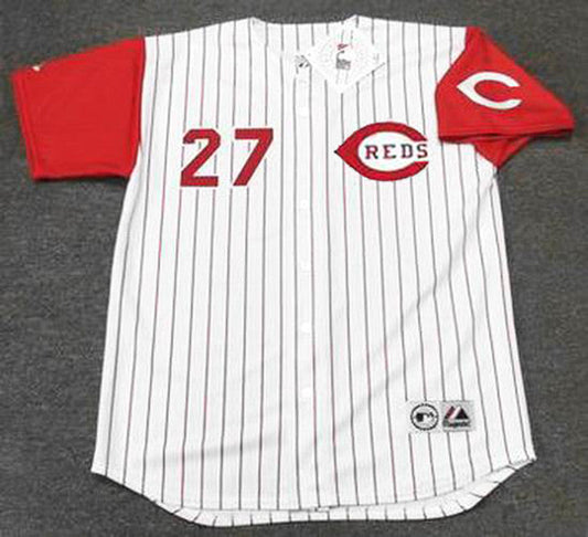 Cincinnati Reds Jose Rijo MLB jersey front view