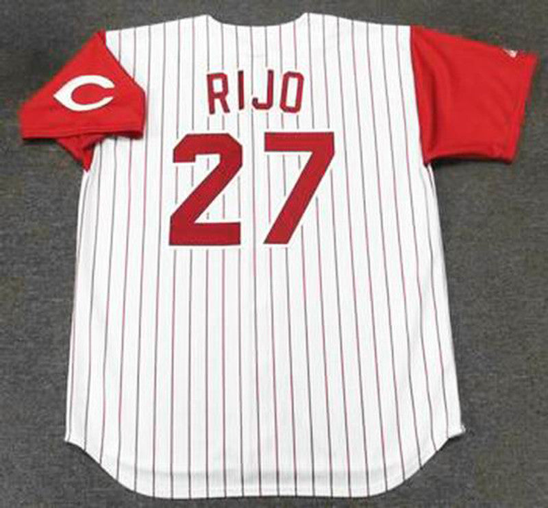 Cincinnati Reds Jose Rijo MLB jersey front view