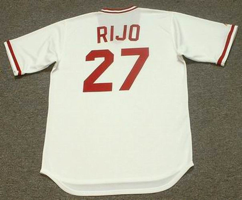 Cincinnati Reds Jose Rijo Cooperstown MLB jersey front view